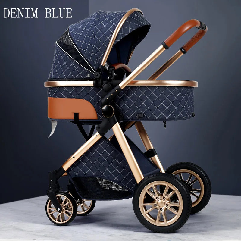 Luxury Baby Stroller 3 in 1