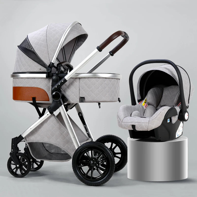 Luxury Baby Stroller 3 in 1