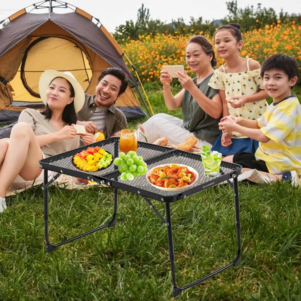 Folding Mesh Table
