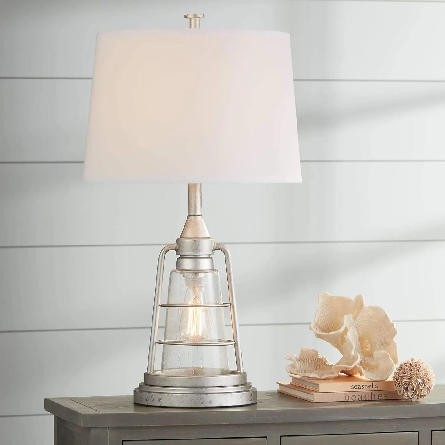 Table Lamp 26" High with LED Nightlight