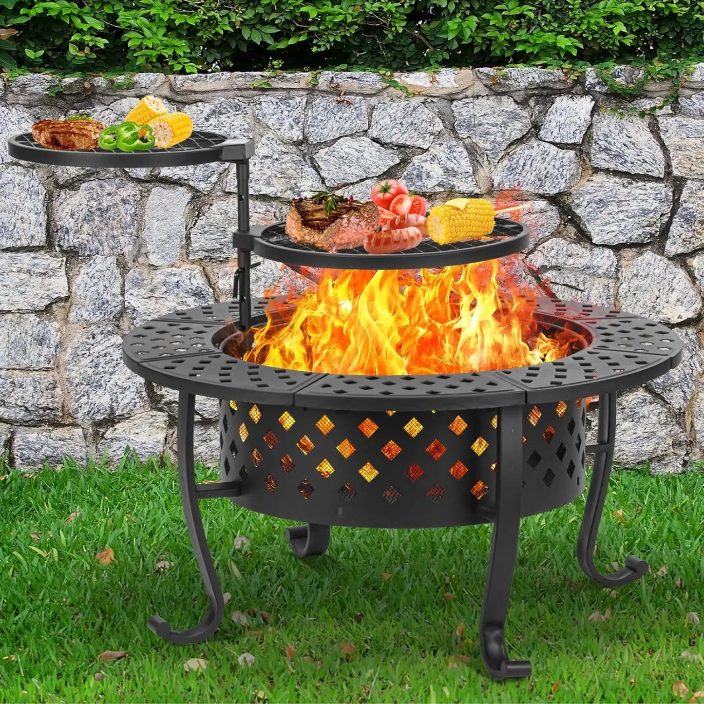 Fire Pit, Extra Large Wood Burning