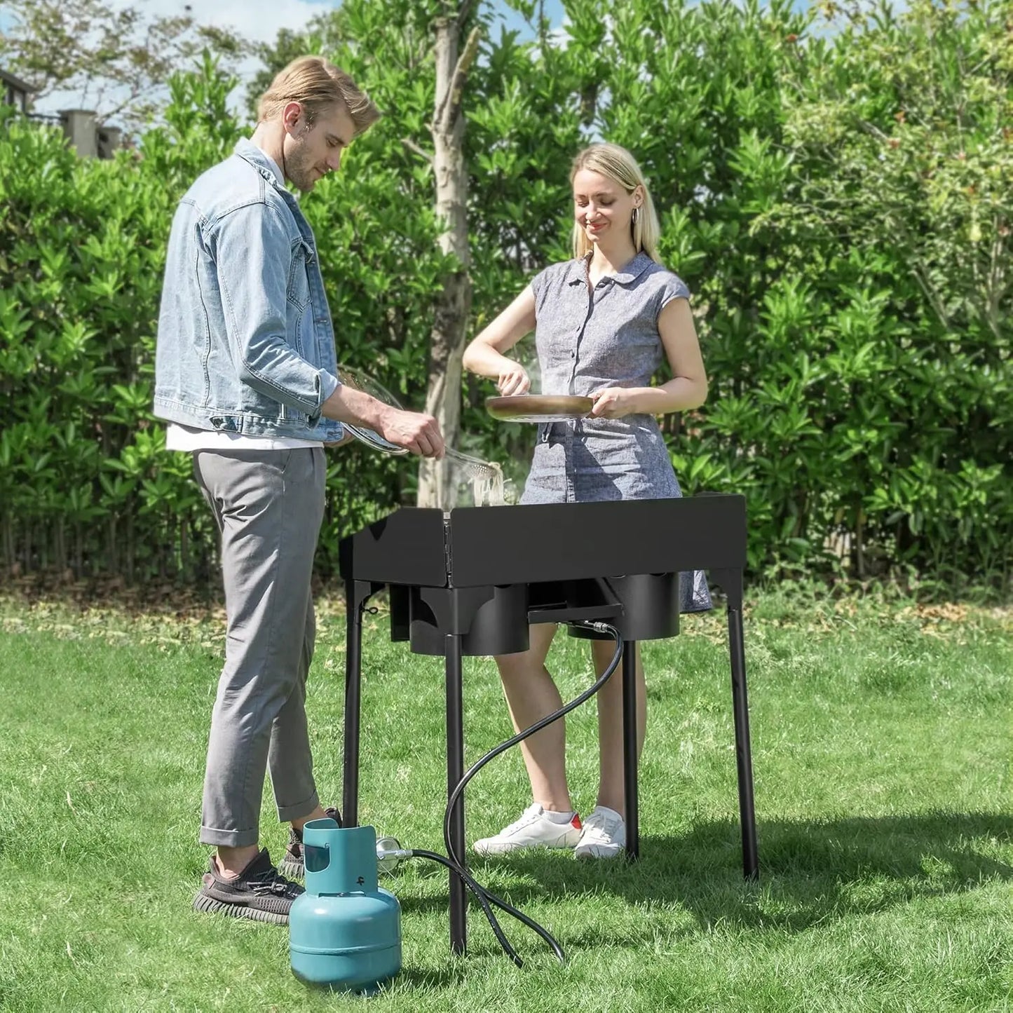 Double Burner Stove