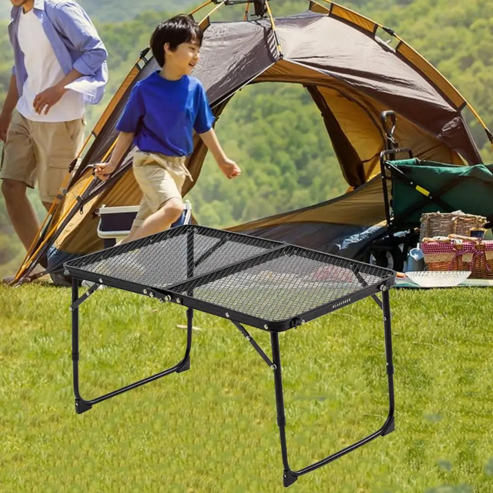 Folding Mesh Table