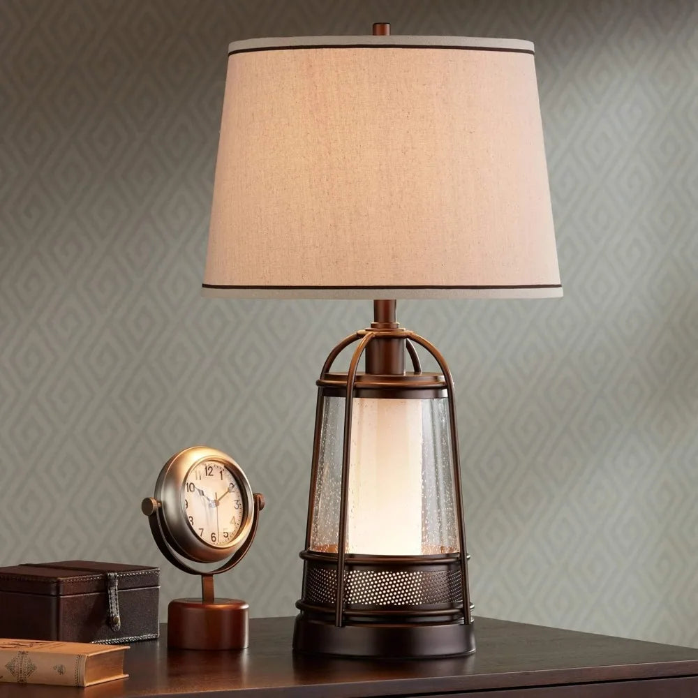 Table Lamp 26" High with LED Nightlight