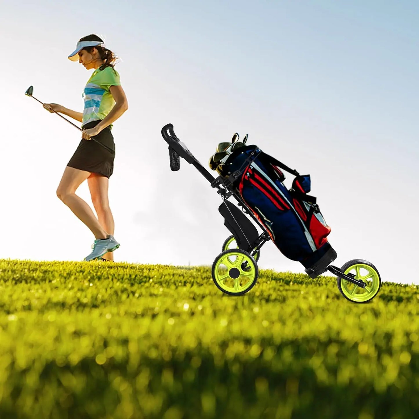Foldable Golf Push Cart