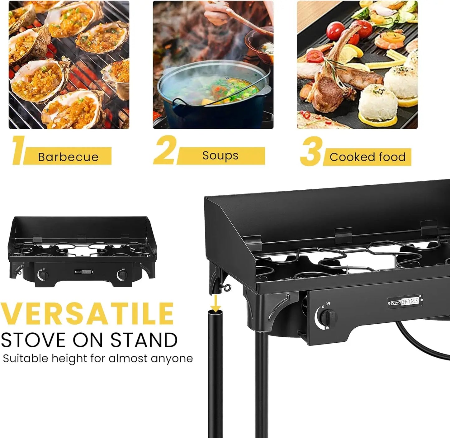 Double Burner Stove