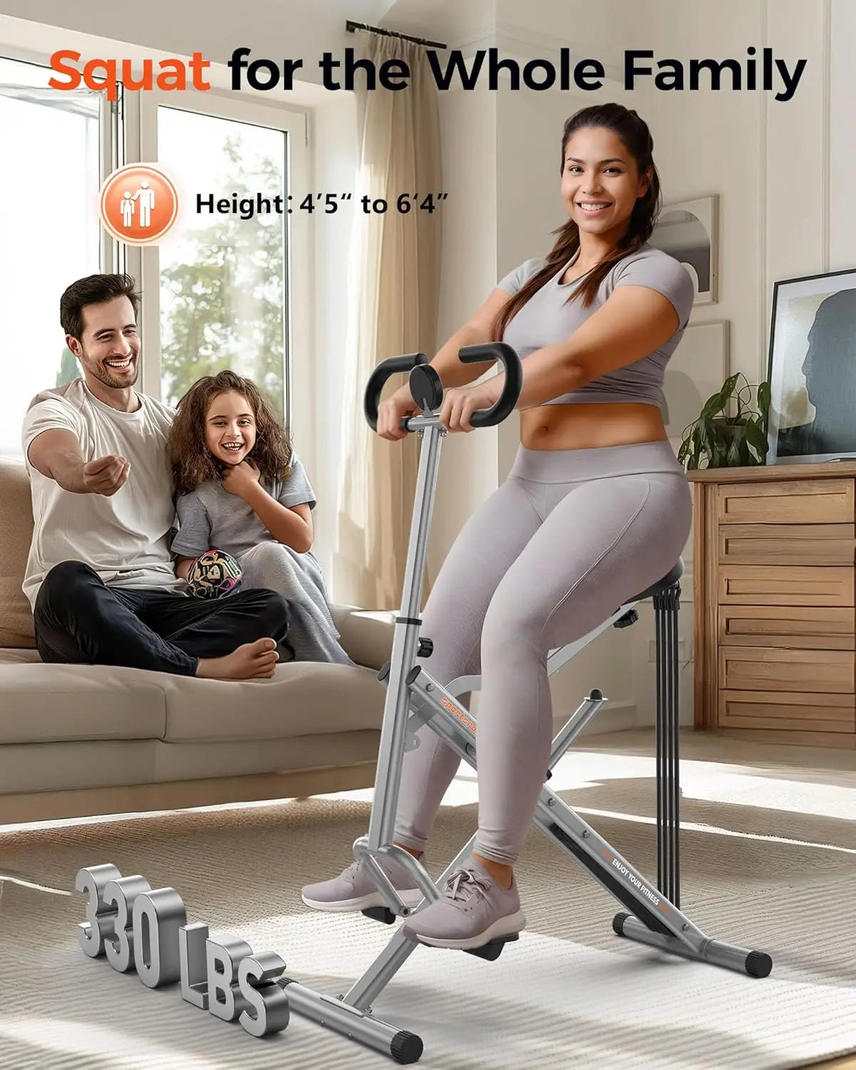Pink Squat Machine for Home