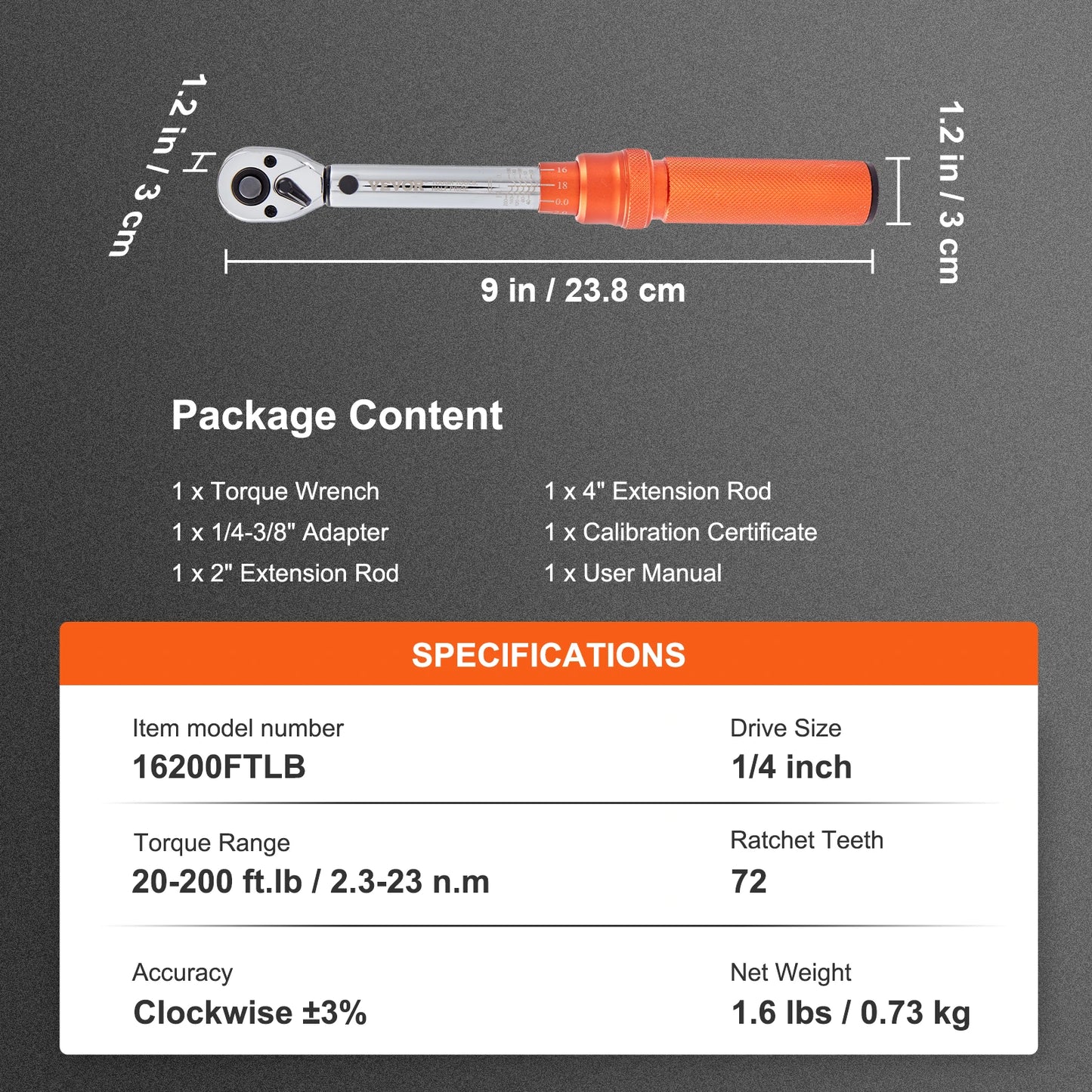 Mechanical Torque Wrench Set