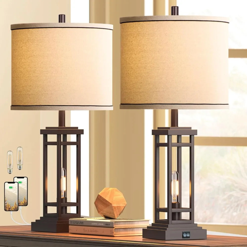27.5 Tall Farmhouse Table Lamps