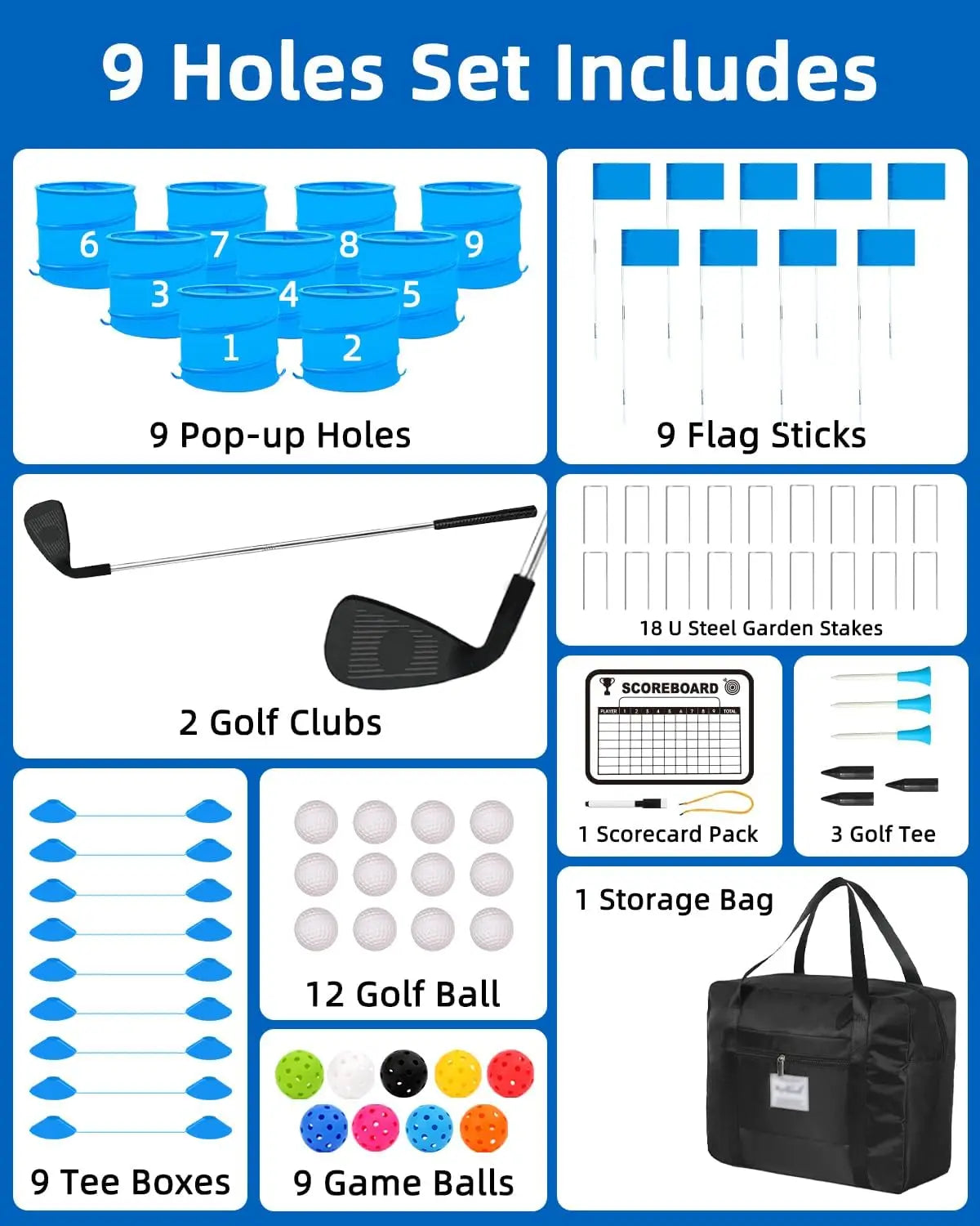 Golf Game with 2 Clubs