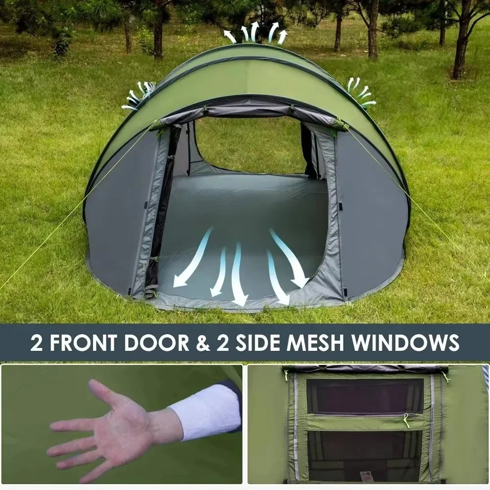 3-4 People Outdoor Throw Open Tent