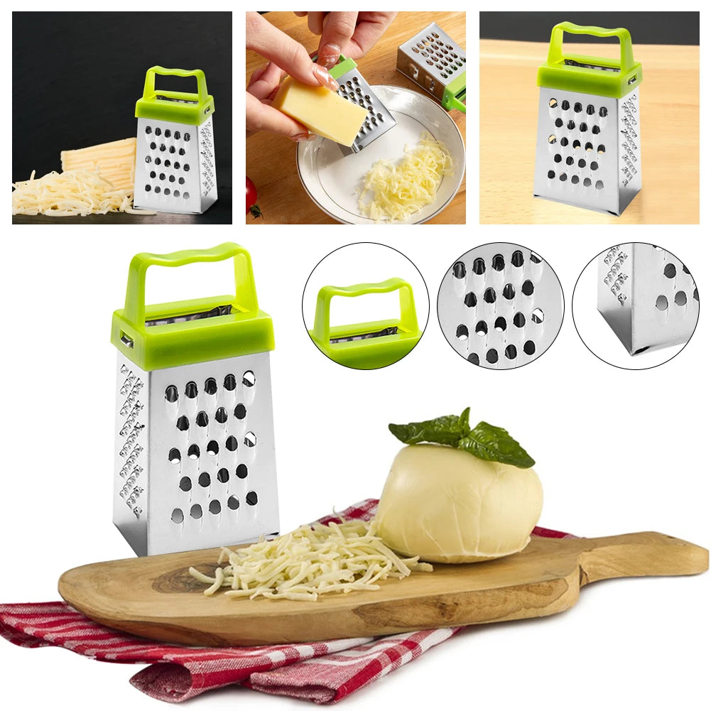 Stainless Steel Mini Four-Sided Grater