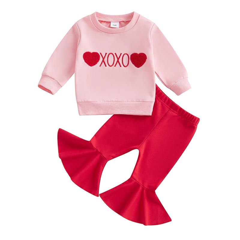 0-3Years Baby Girl Valentine’s Day Outfit