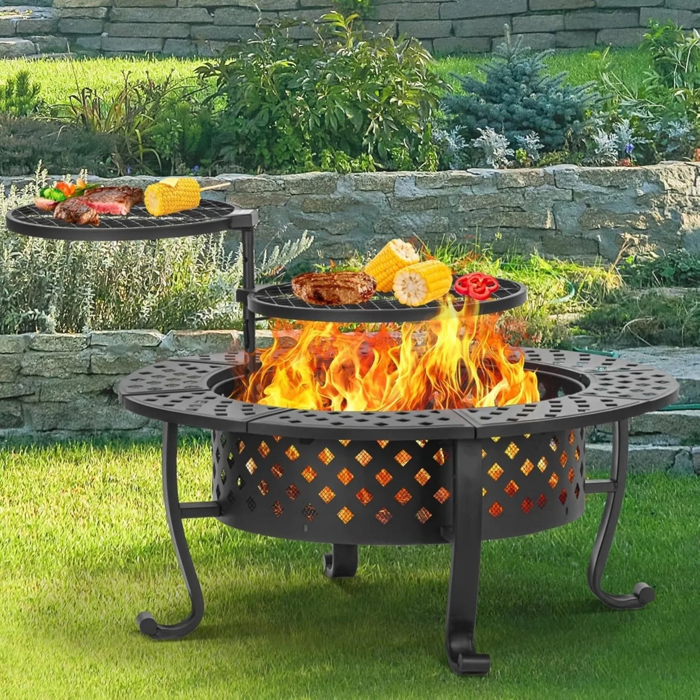 Fire Pit, Extra Large Wood Burning