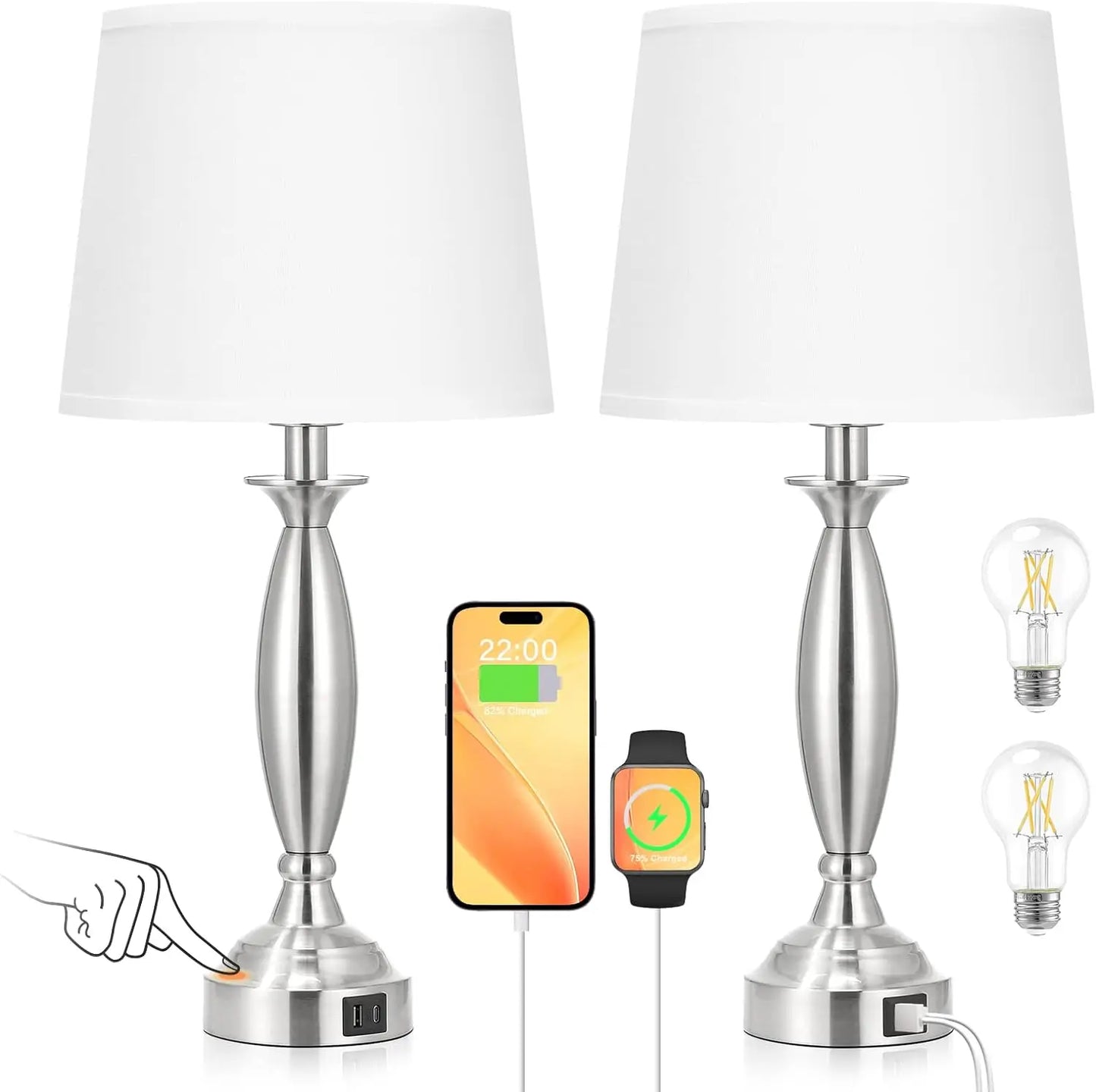 Bedrooms Touch Control Bedside Lamp