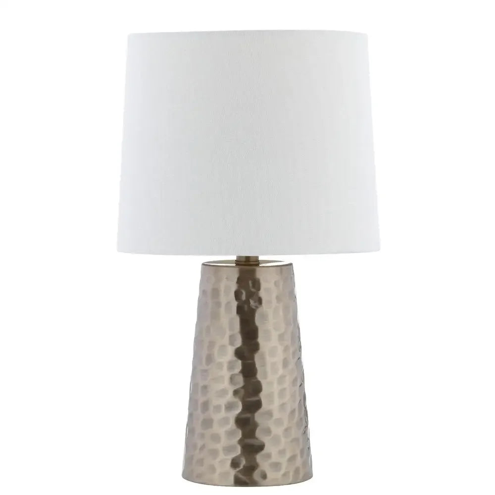 Contemporary Plated Gold Table Lamp