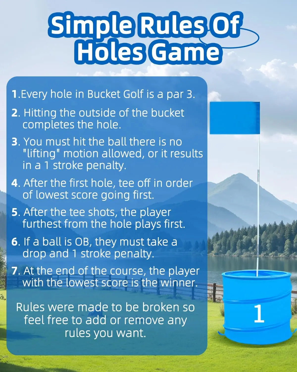 Golf Game with 2 Clubs