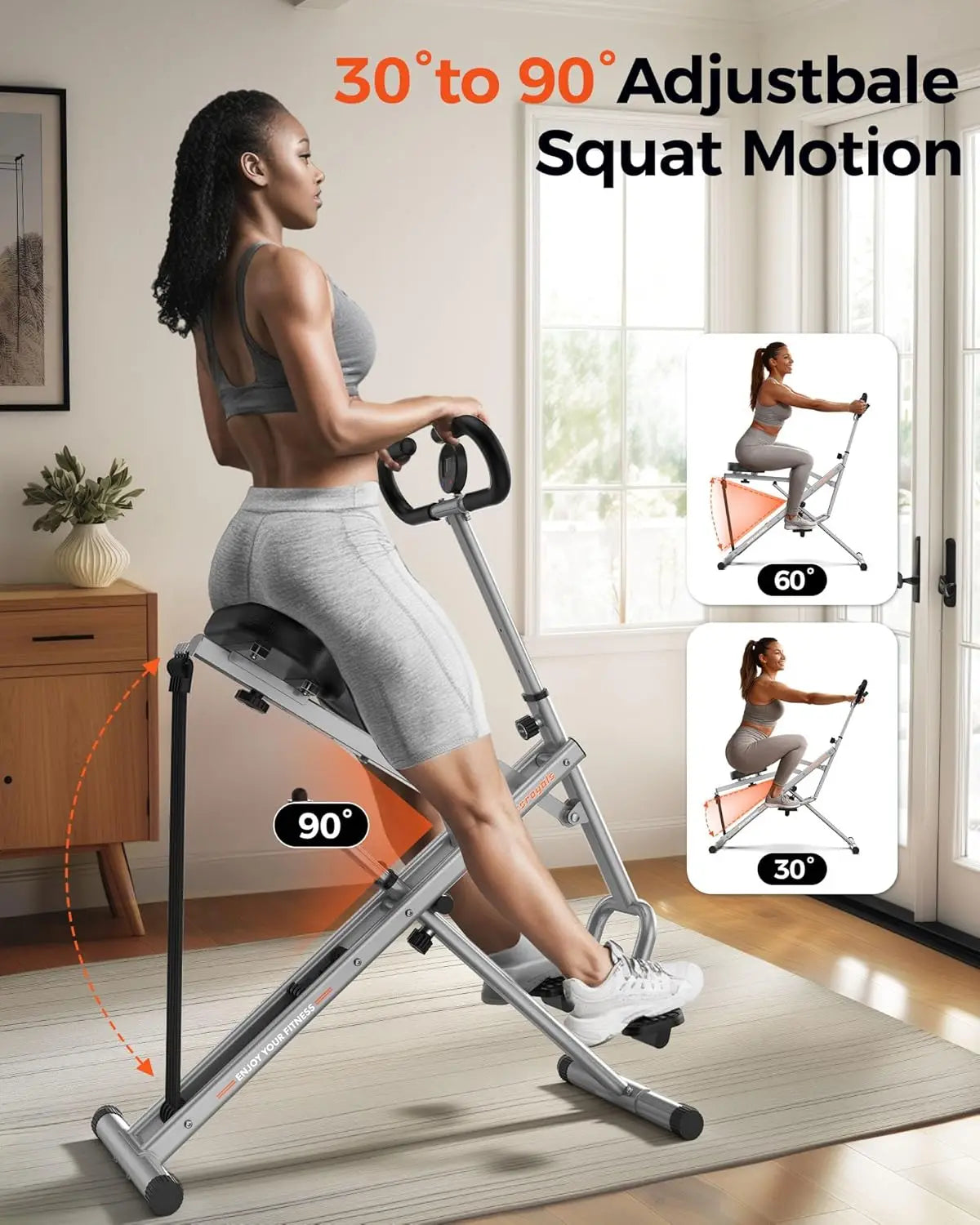 Pink Squat Machine for Home