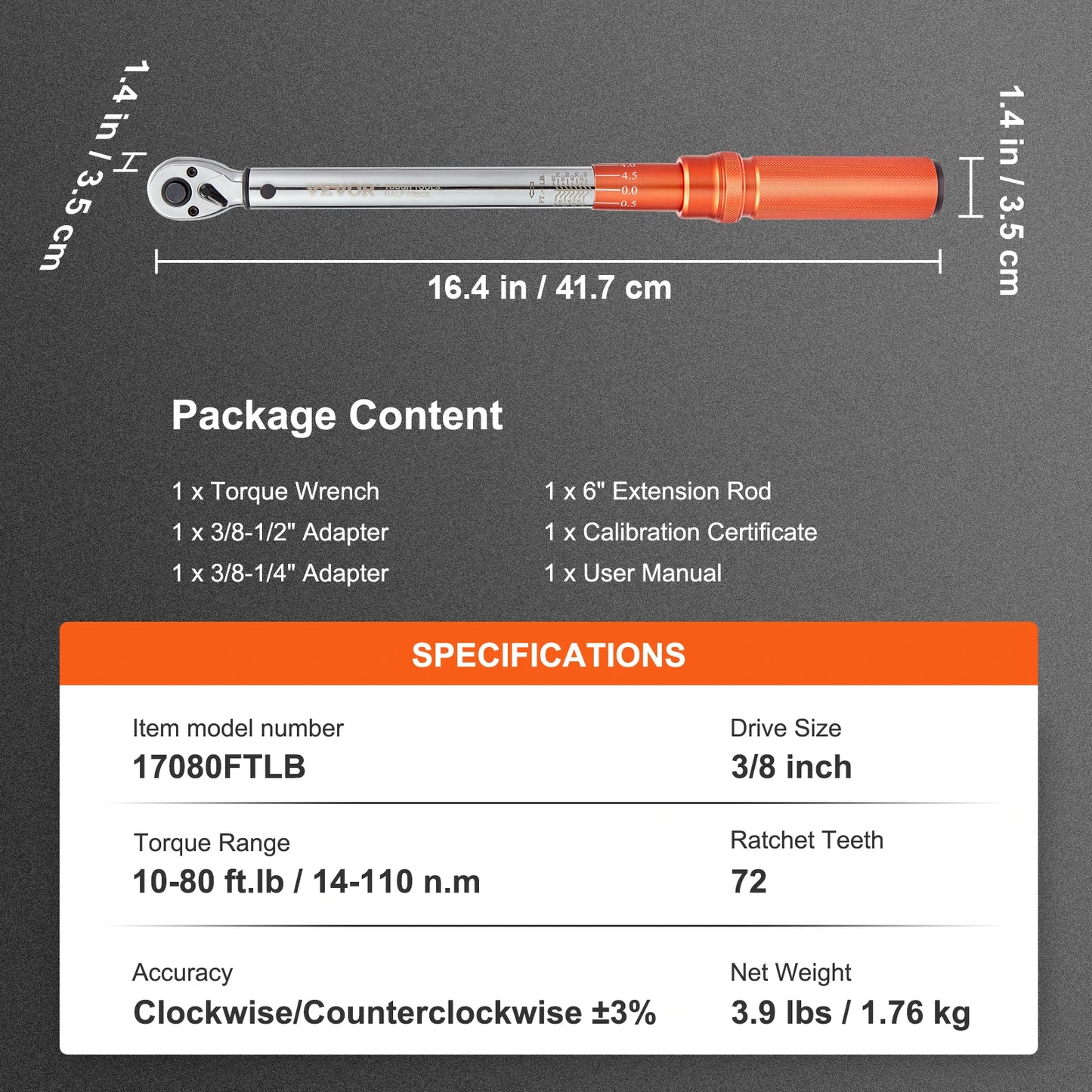 Mechanical Torque Wrench Set