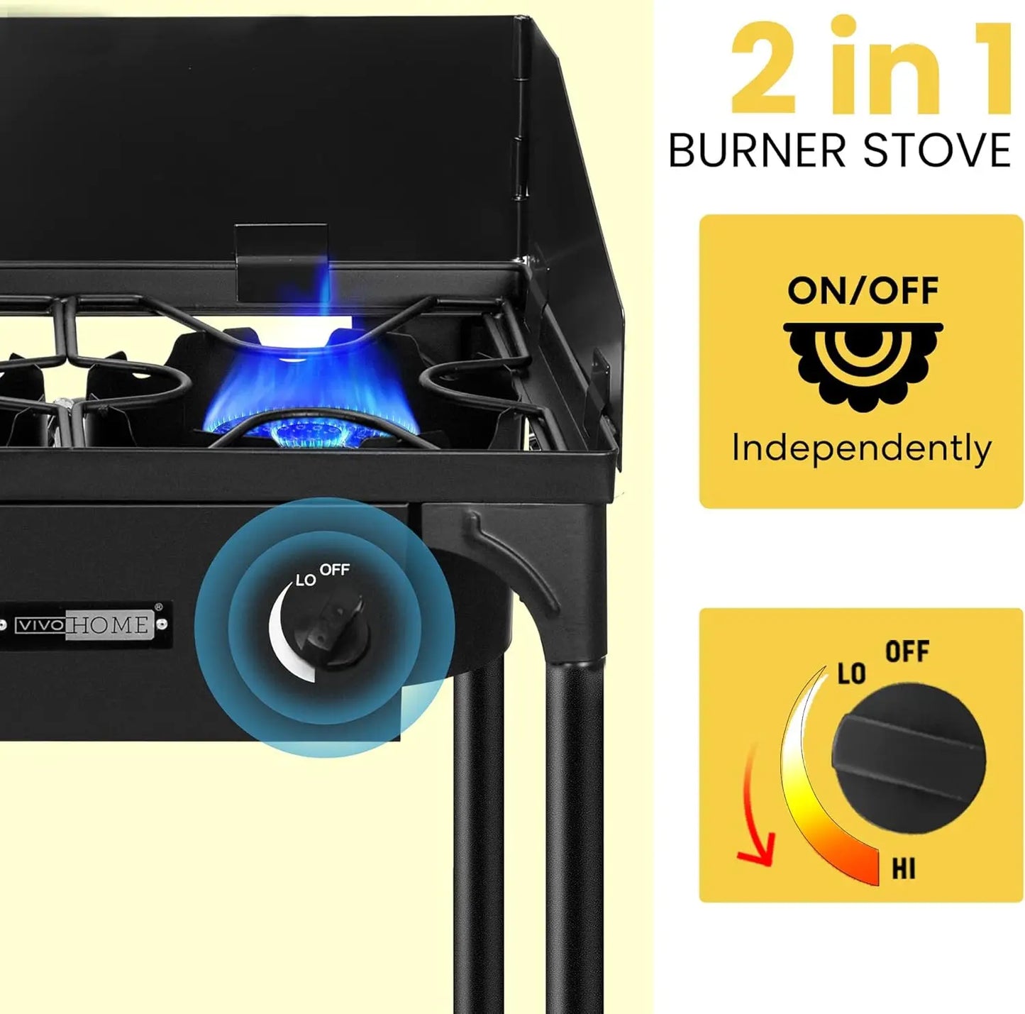 Double Burner Stove