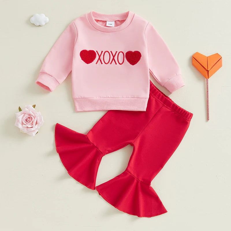 0-3Years Baby Girl Valentine’s Day Outfit