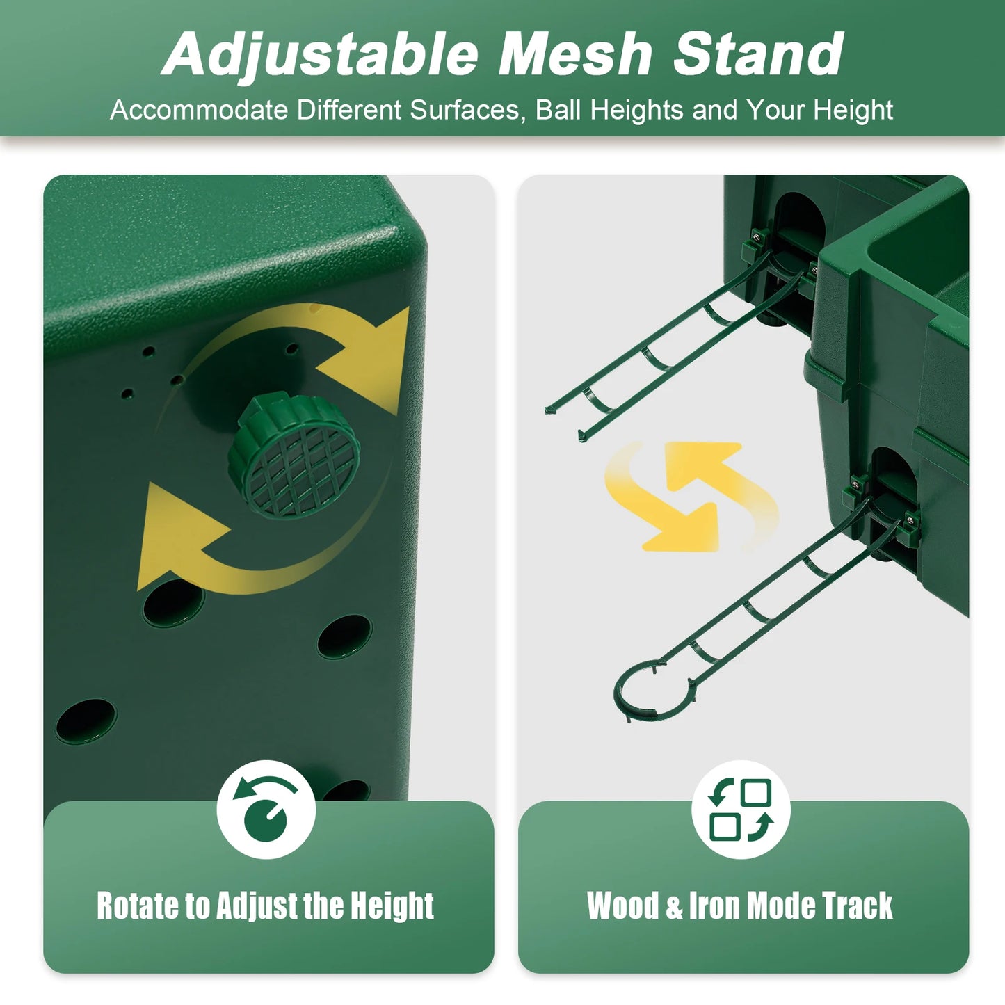 Golf Automatic Serve Machine with Golf Club Rack