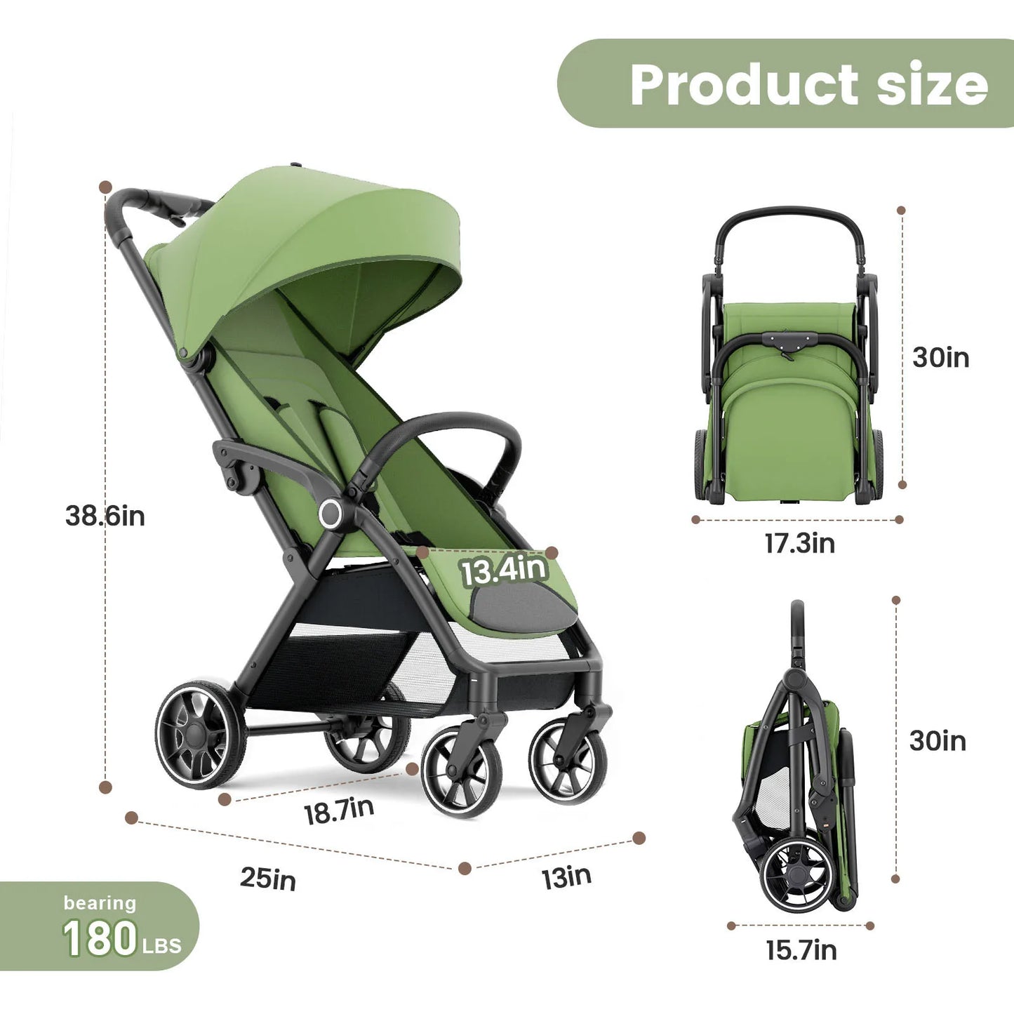 High View Portable Baby Stroller