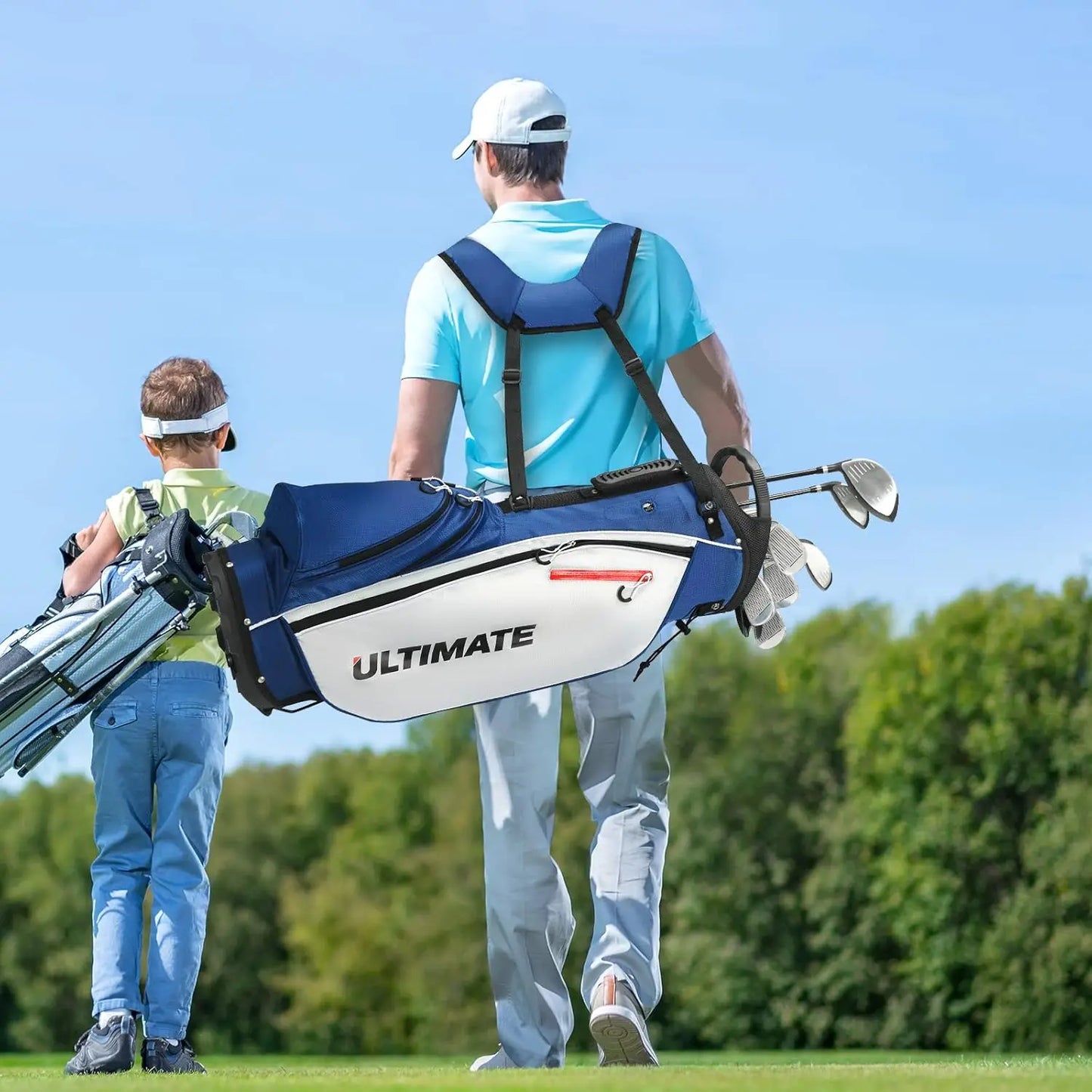 9/10 Pieces Men's Complete Golf Clubs Set