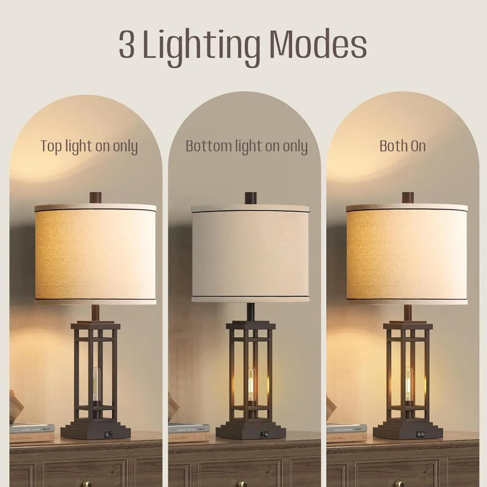 27.5 Tall Farmhouse Table Lamps