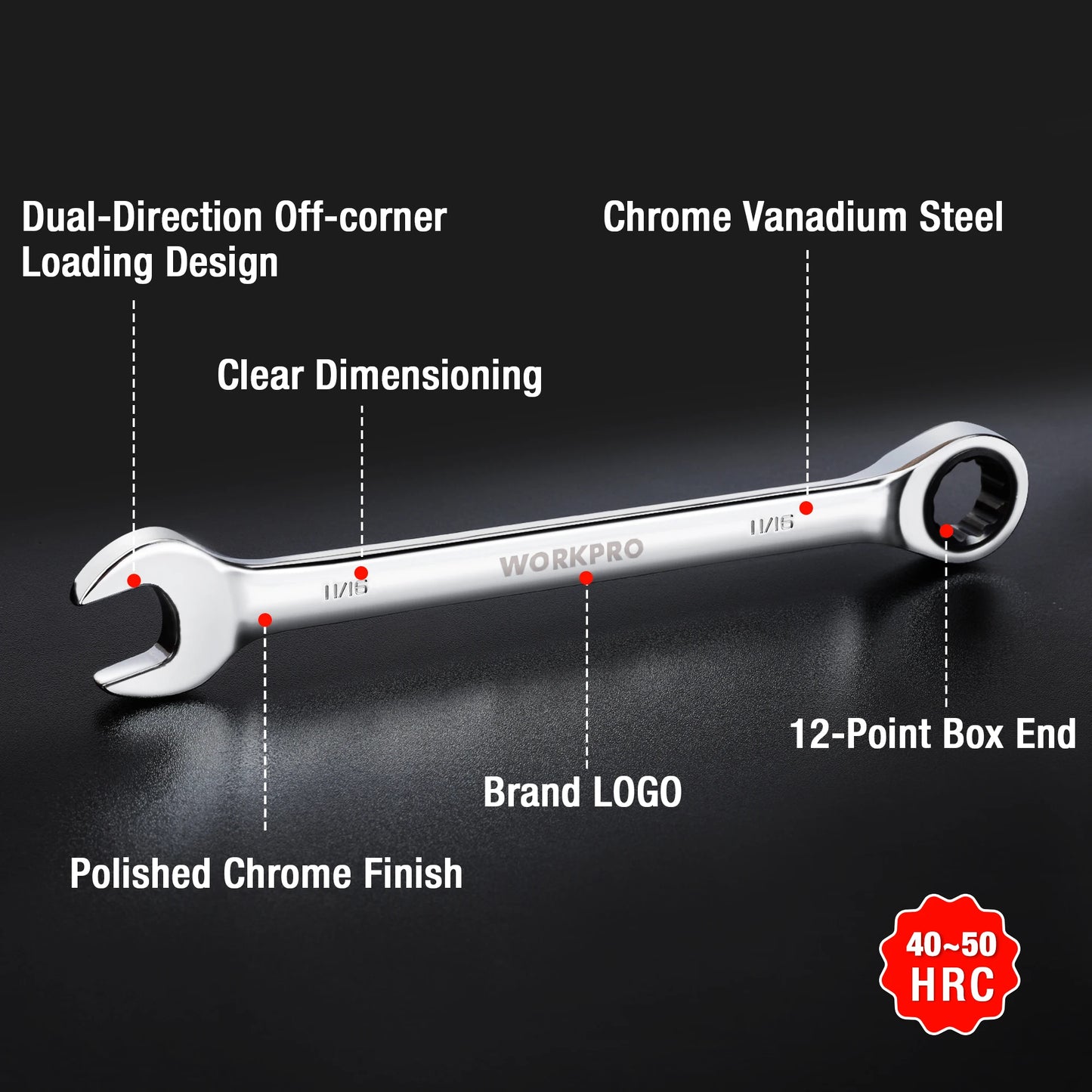 23PC Ratchet Wrench Set
