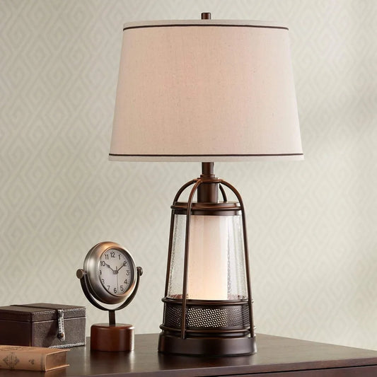 Table Lamp 26" High with LED Nightlight