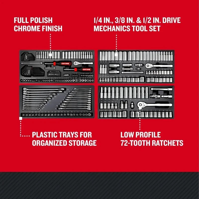 CRAFTSMAN 308 Piece Mechanics Tool Set